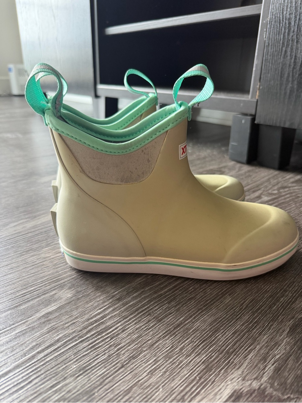 XTRATUF Women's Short Rain Boots in Light Green - Picture 3 of 7
